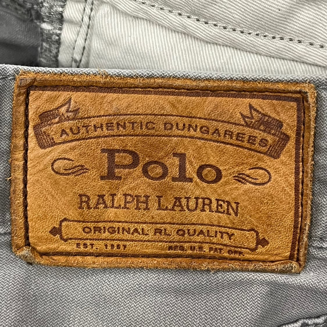 [정품] 폴로 랄프로렌 회색 면바지 그레이 데님 b14 상품이미지4