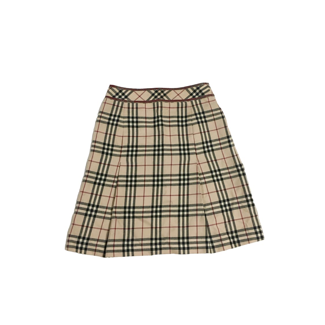 버버리 블루라벨 체크 미디스커트 36 상품이미지2