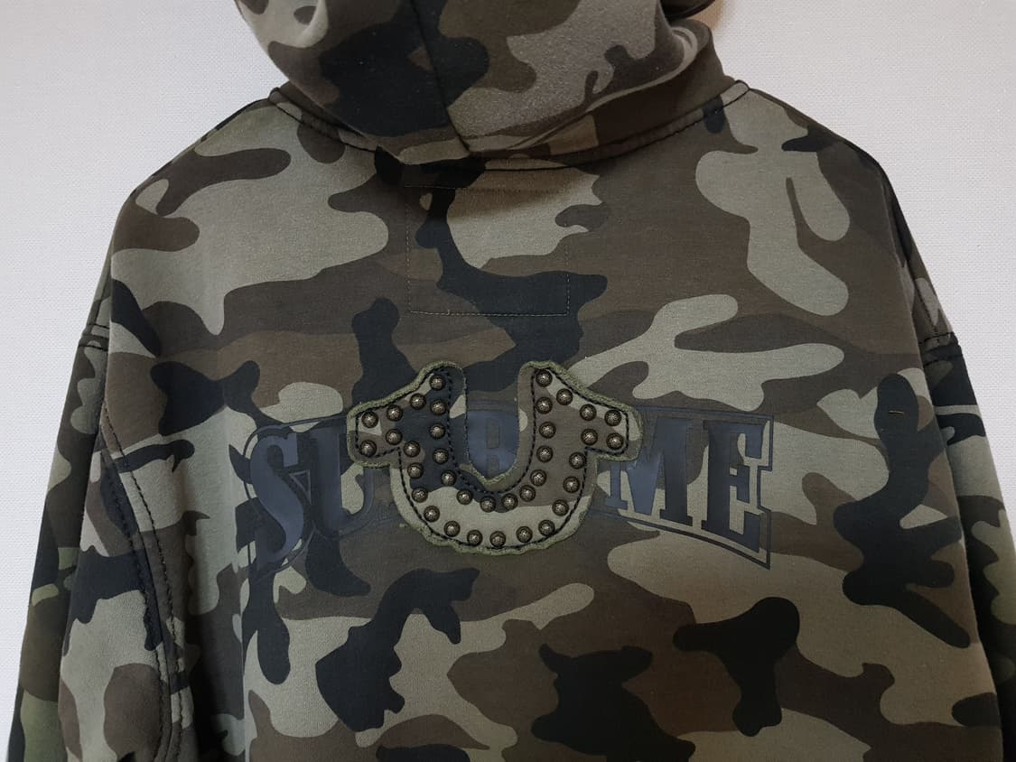 슈프림 X 트루릴리전 후드 집업 티셔츠 브라운 카모 25FW 상품이미지5