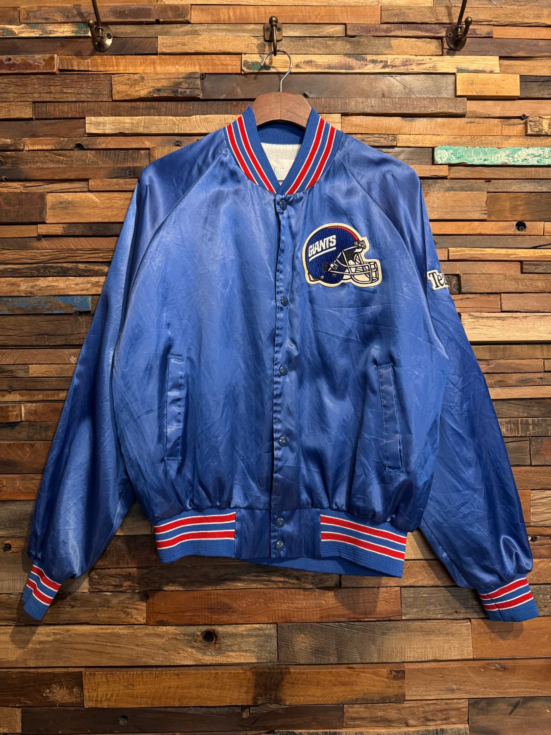 90s usa made NFL satin stadium jacket 상품이미지1