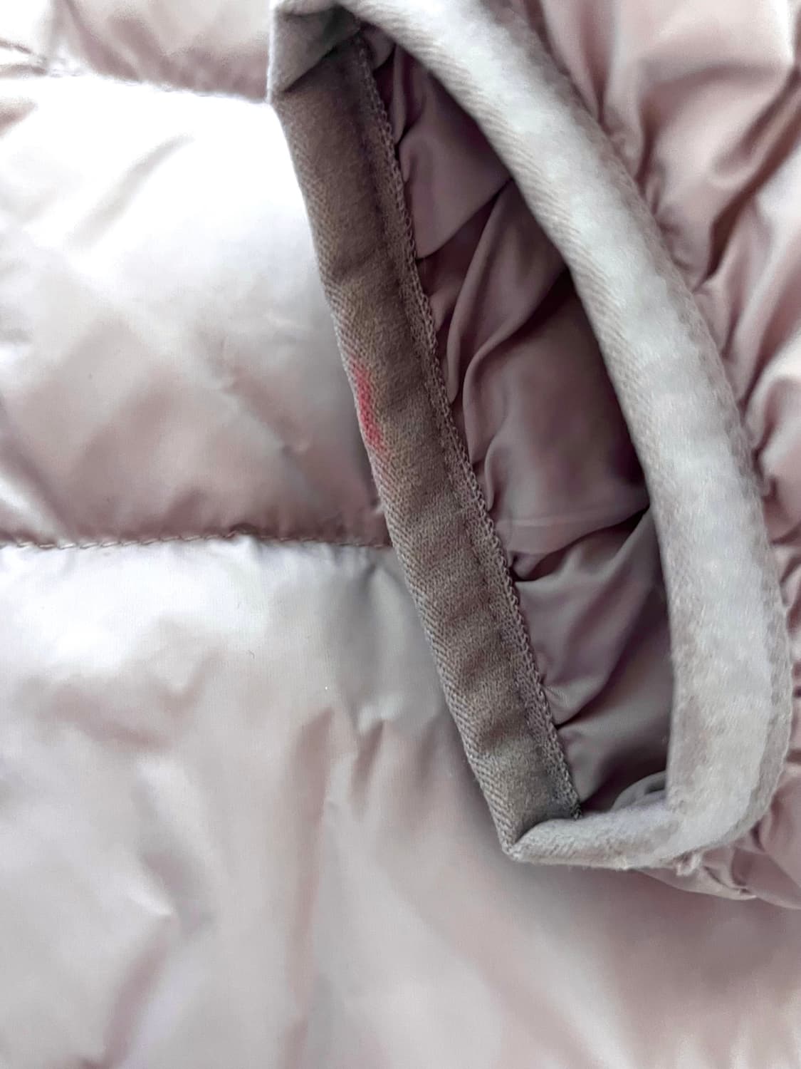 마뗑킴 라이트웨이트 덕다운 후디 점퍼 라일락 S 상품이미지4