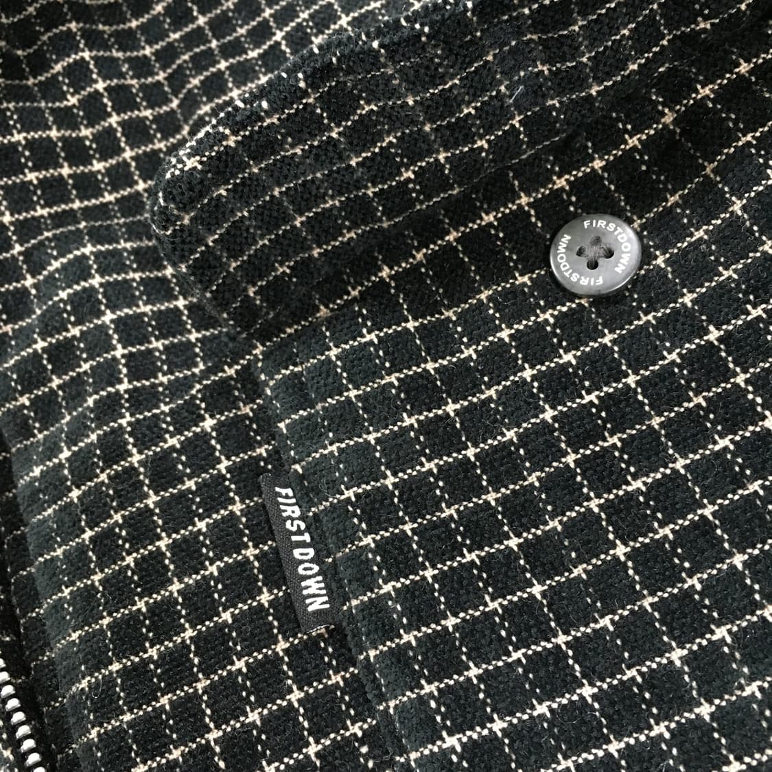 투티/0341 FIRST DOWN JPN 빈티지 일본 체크 패턴 자켓 상품이미지8