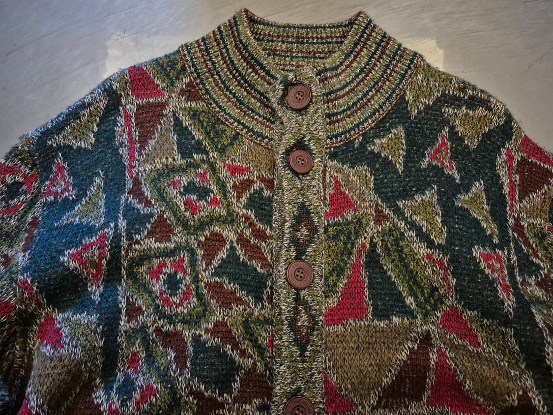 90s 미쏘니 울 가디건 상품이미지2