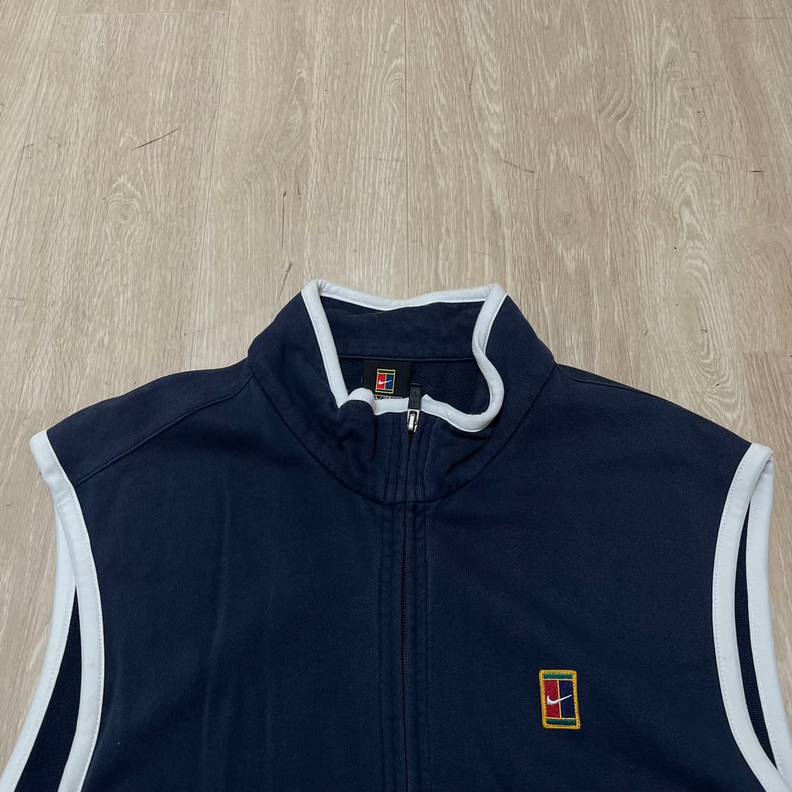 나이키 스우시 테니스 로고 올드스쿨 집업 조끼 L(100) 상품이미지3