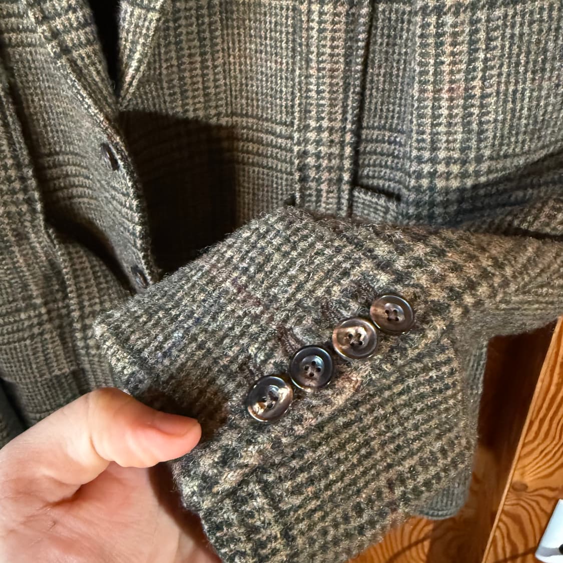 랄프로렌 퍼플라벨 노포크 트위드 벨티드 자켓 상품이미지10