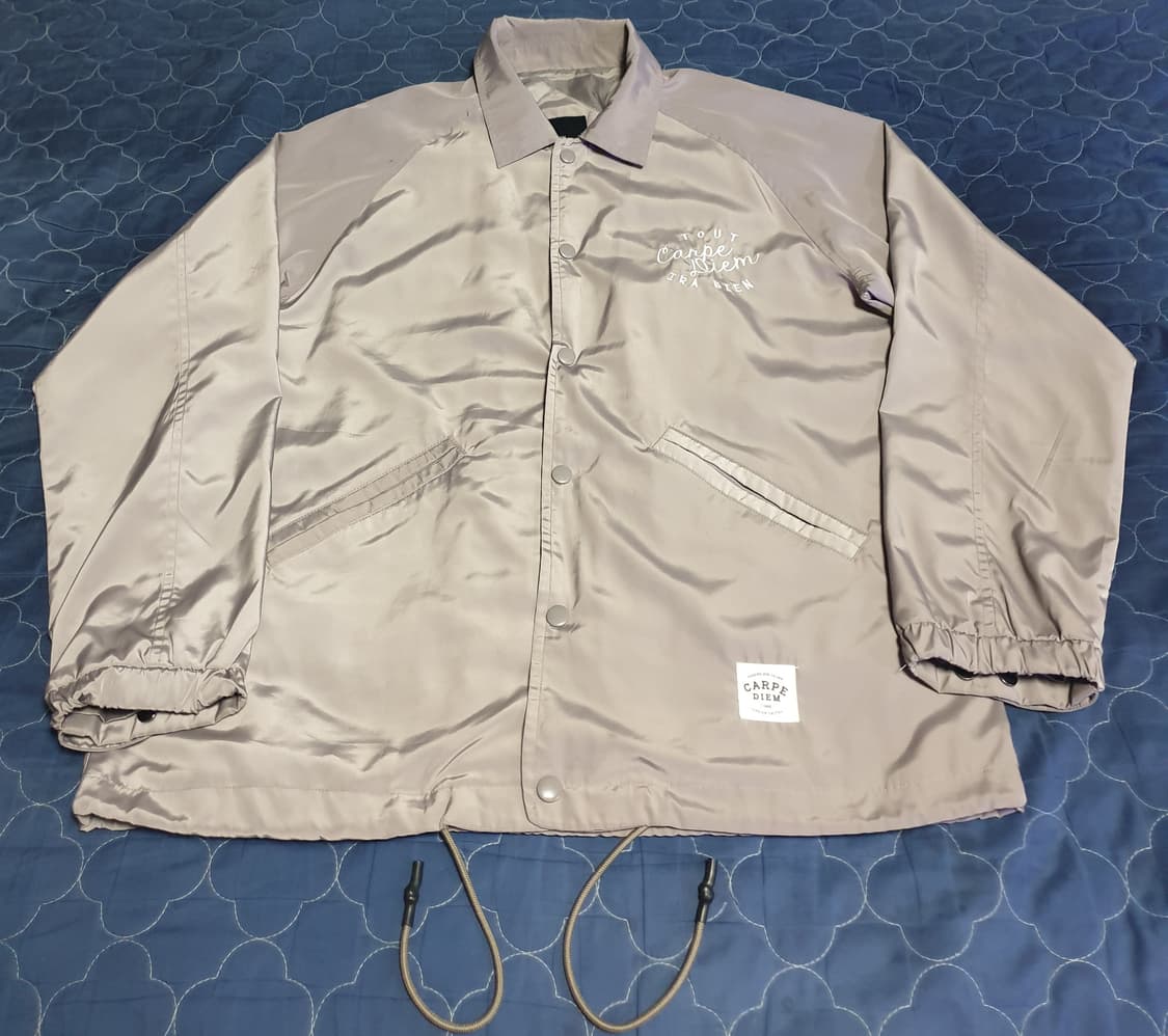 (빈티지) 디자인 유나이티드 폴리 스포티 코치자켓 샌드베이지 (105) 상품이미지1