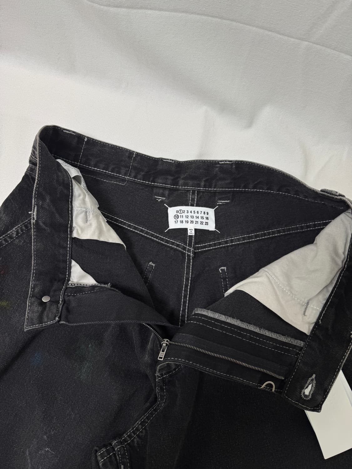 메종마르지엘라 페인팅 데님 팬츠 상품이미지7