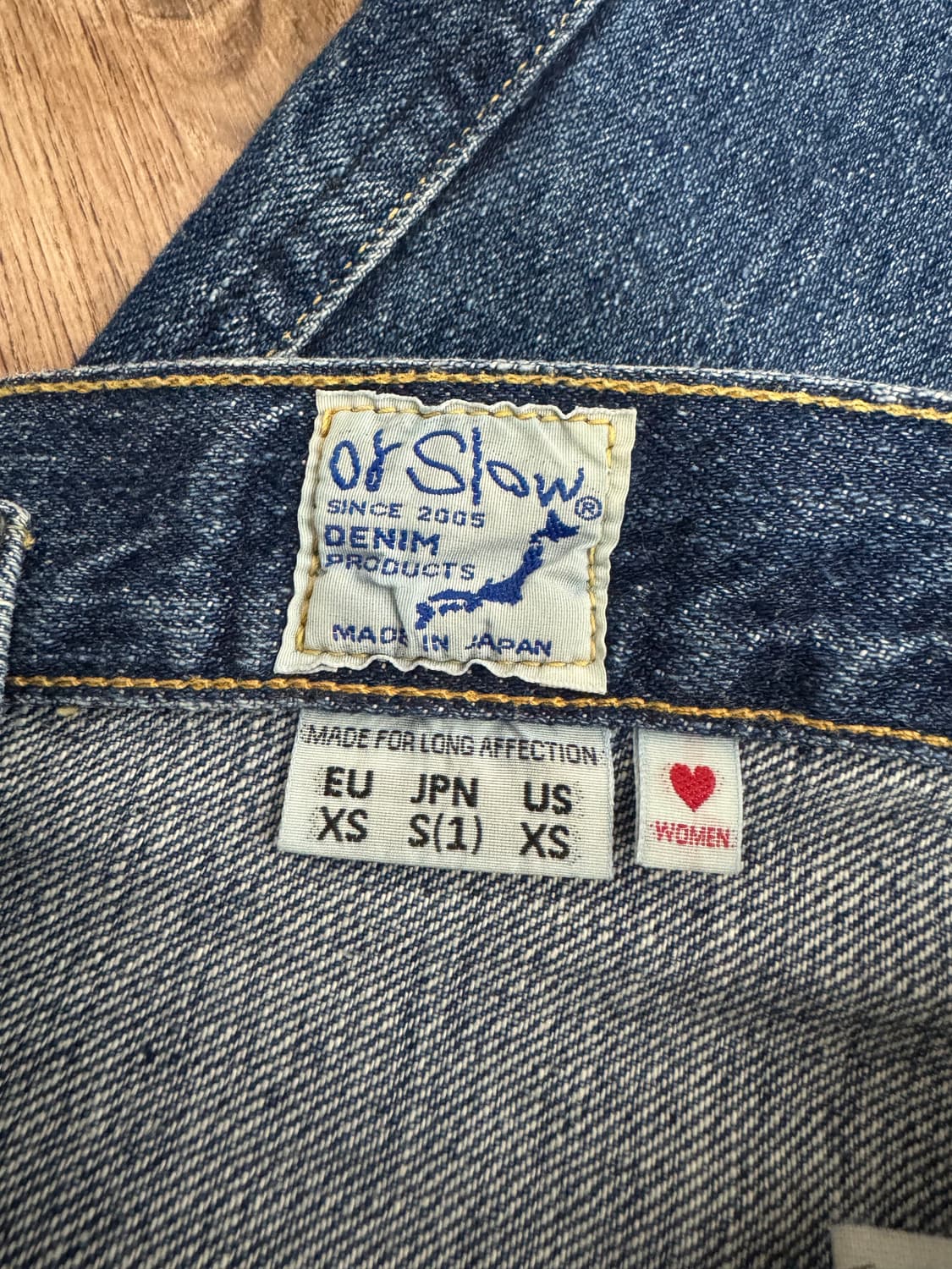 오어슬로우 하이웨스트 데님 자스민 상품이미지4