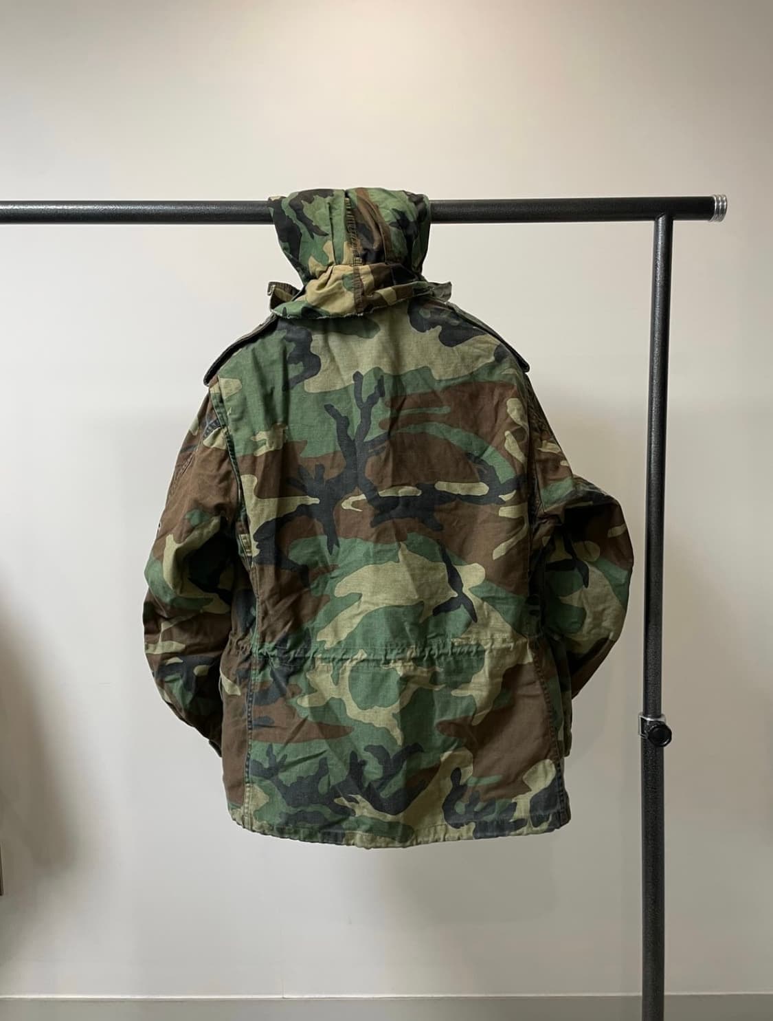 80s 알파인더스트리 우드랜드 카모플라쥬 m65 야상 상품이미지3