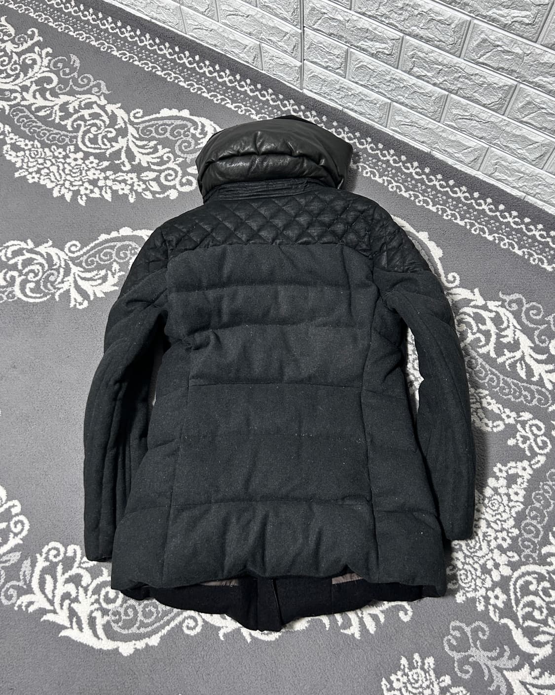 TIME 하이넥 램스킨 패딩 자켓 상품이미지5