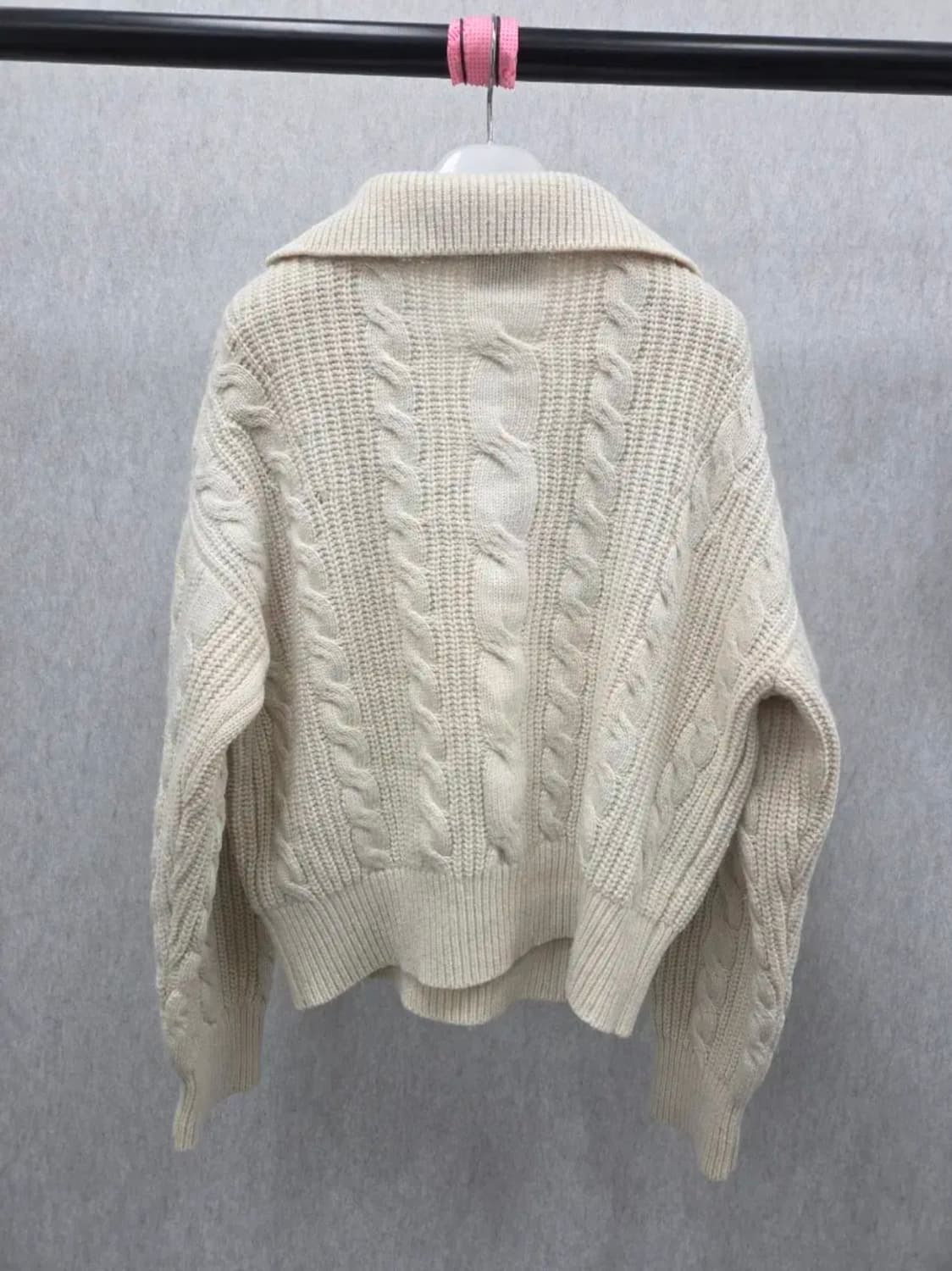 여성 os 마리떼프랑소와저버 울 캐시미어 혼방 니트 긴팔 상품이미지2