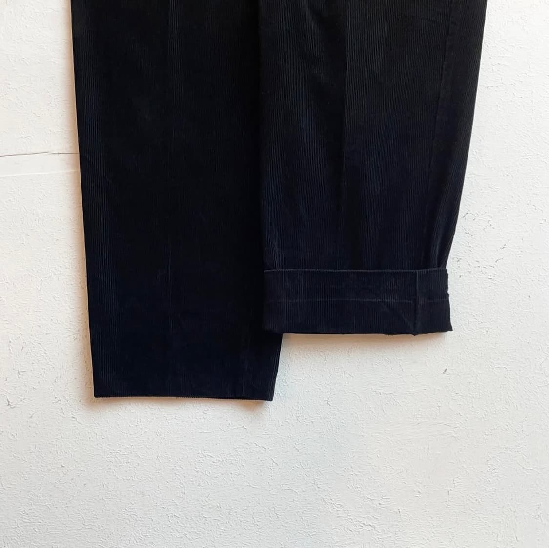조르지오 아르마니 코듀로이 블랙 팬츠 상품이미지4