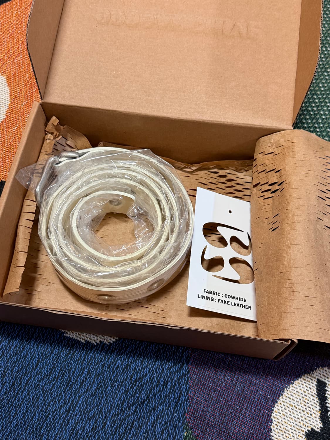 9999아카이브 송치 화이트 와이드 벨트 상품이미지3