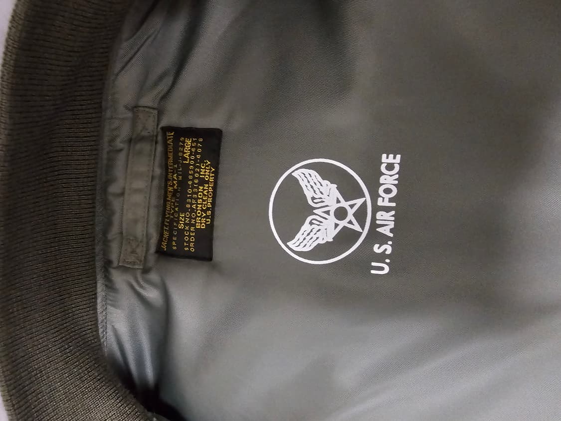 브론슨 1950's ma-1 한국판[L] 상품이미지5