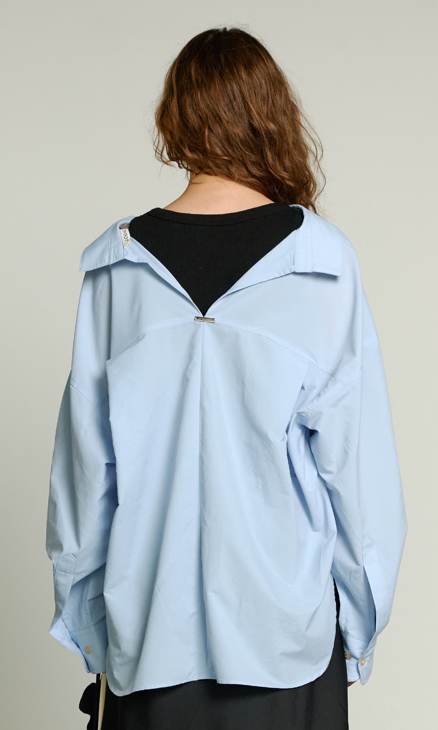 제이청(J.CHUNG)세실 백오픈 셔츠 핑크 상품이미지3