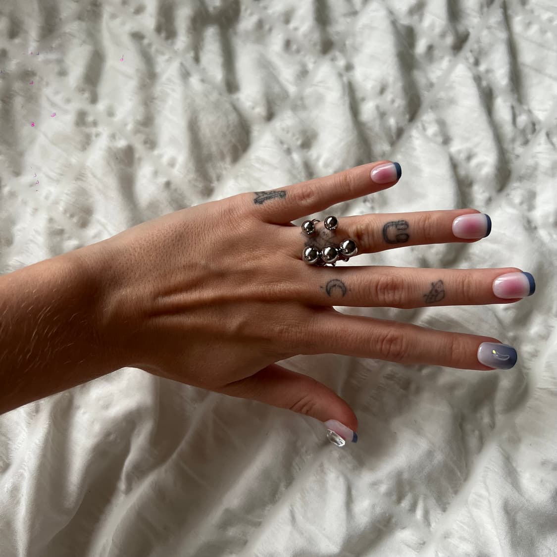 ⚪ 파이브 스피어 반지 상품이미지9