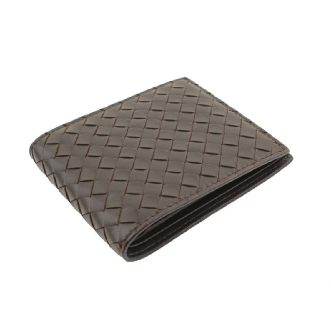 보테가베네타 다크브라운 위빙&와니패턴 반지갑 상품이미지4