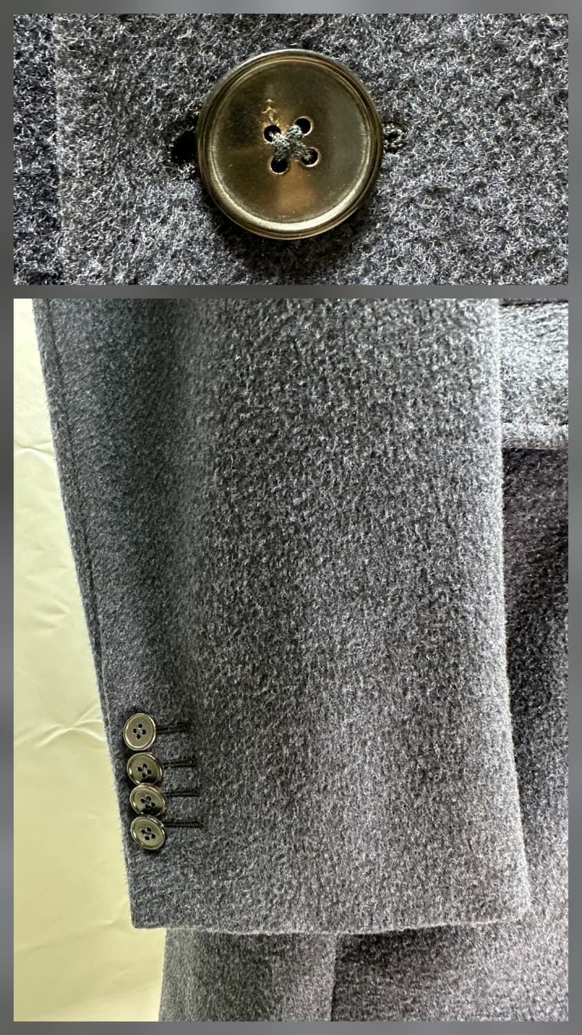 에르메네질도 제냐 울캐시미어 싱글 체스터필드 코트 54R(105~110) 상품이미지8