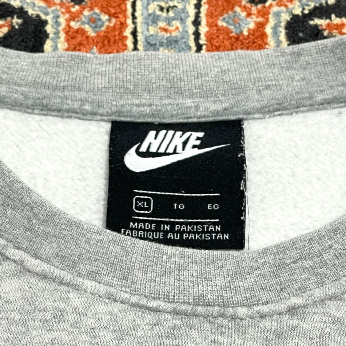 나이키 스펠로고 그레이 기모 맨투맨 남성XL  상품이미지4