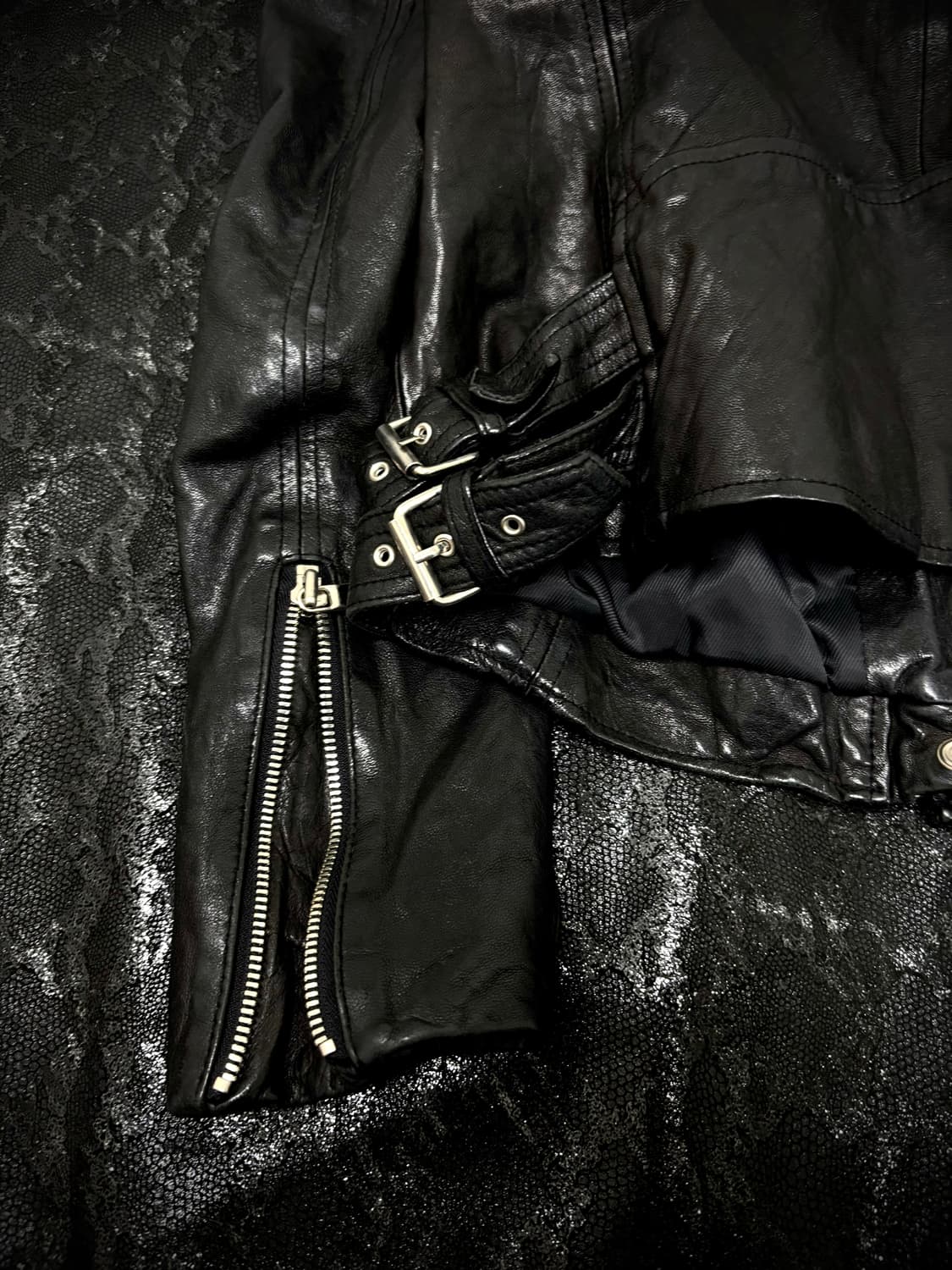 “Vintage” 00’s Chic Design Multi Zipper  상품이미지7