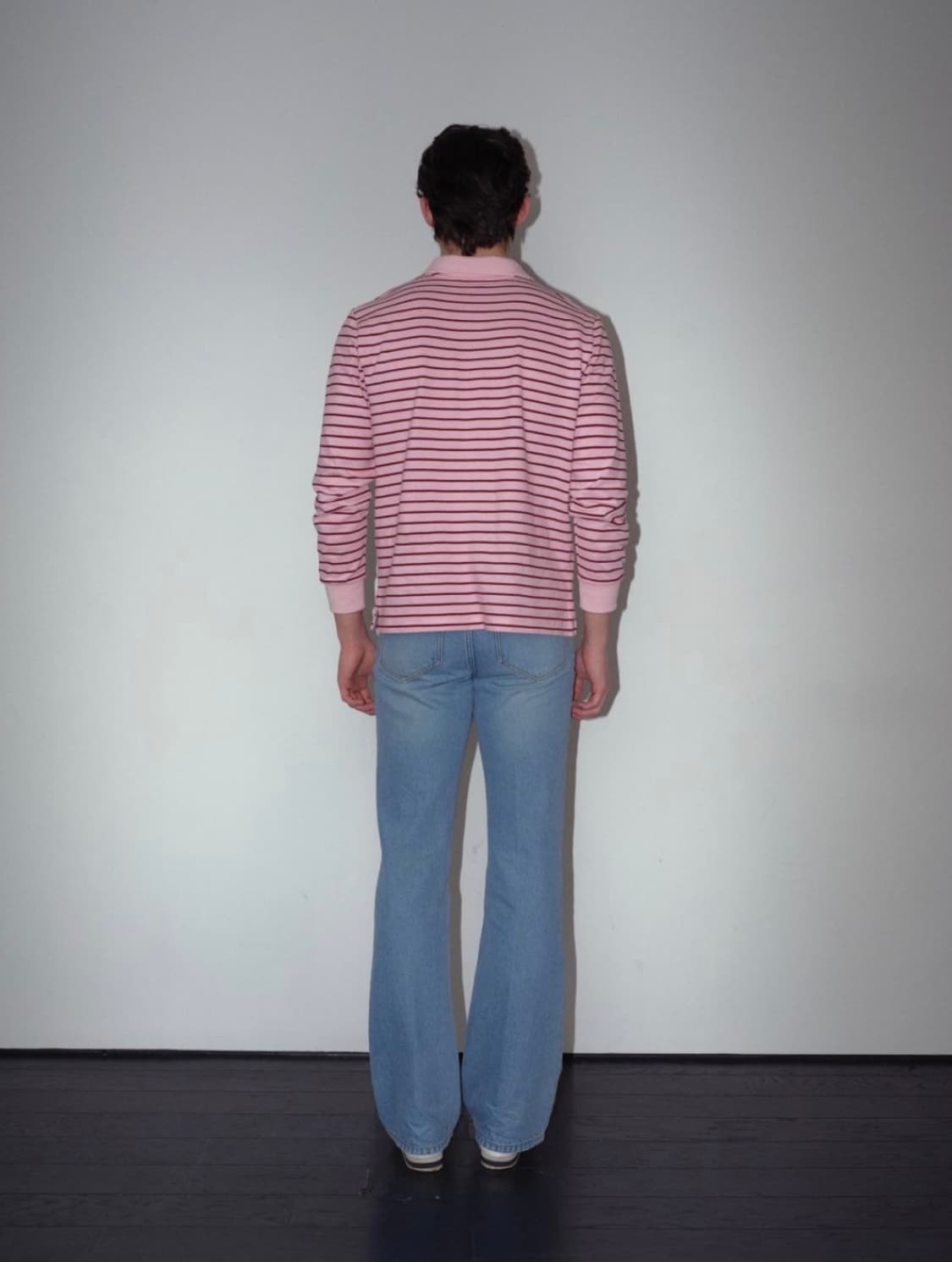 MOONSUN 문선 01 M.C Stripe PK Shirt (pink) 상품이미지4