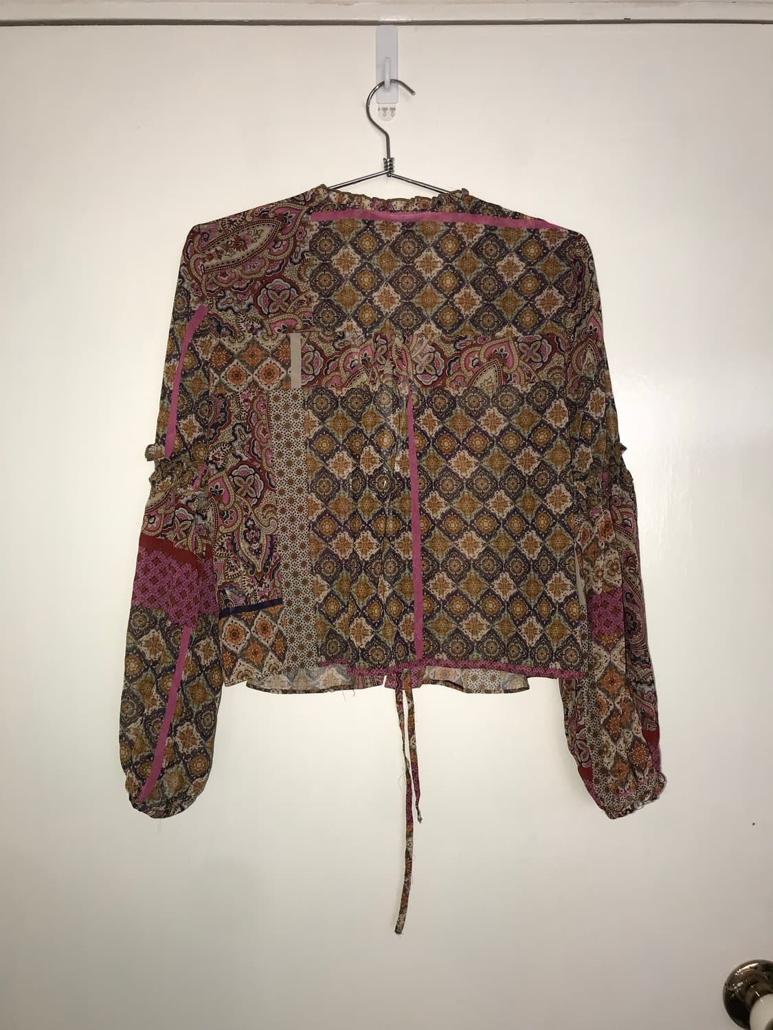 Ethnic Pattern Summer Blouse 상품이미지5