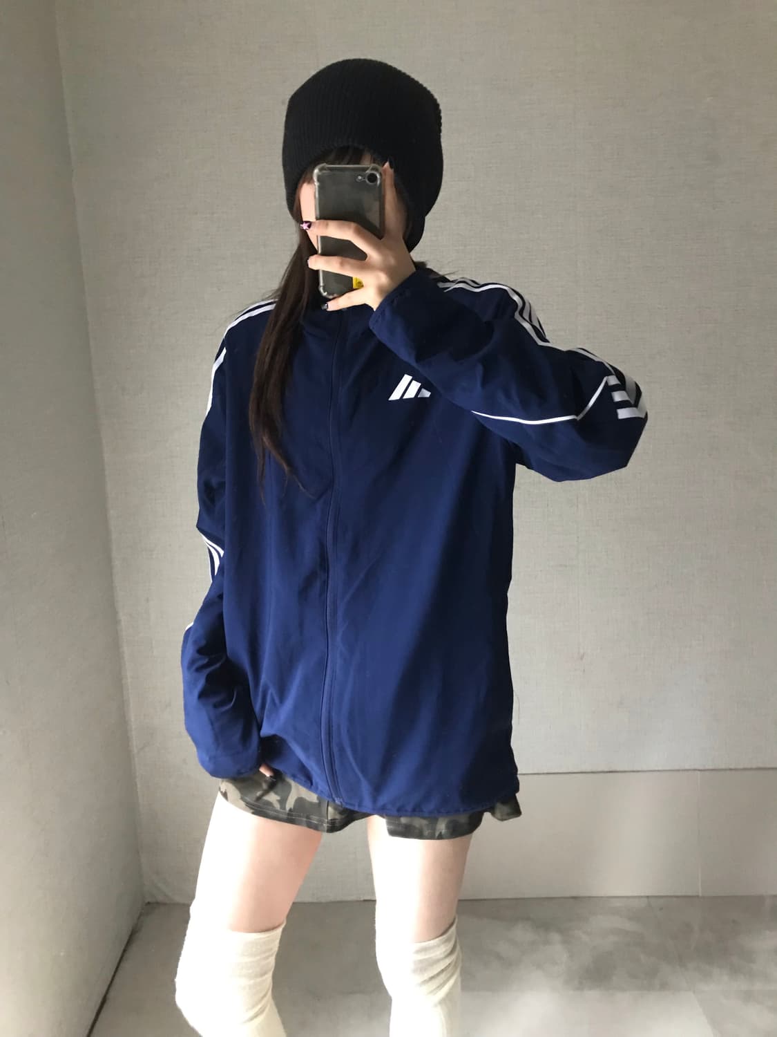 아디다스 네이비 바람막이 상품이미지1