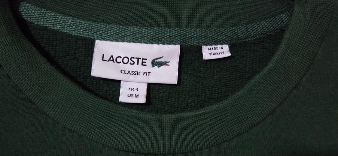 라코스테 맨투맨 FR4 
톤다운 그린색상
택포 상품이미지4