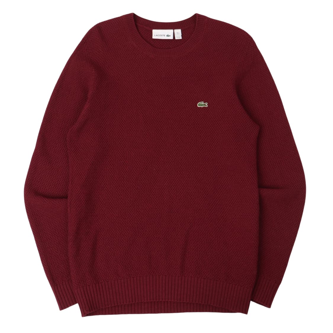 라코스테 버건디 울 와플 니트 상품이미지1