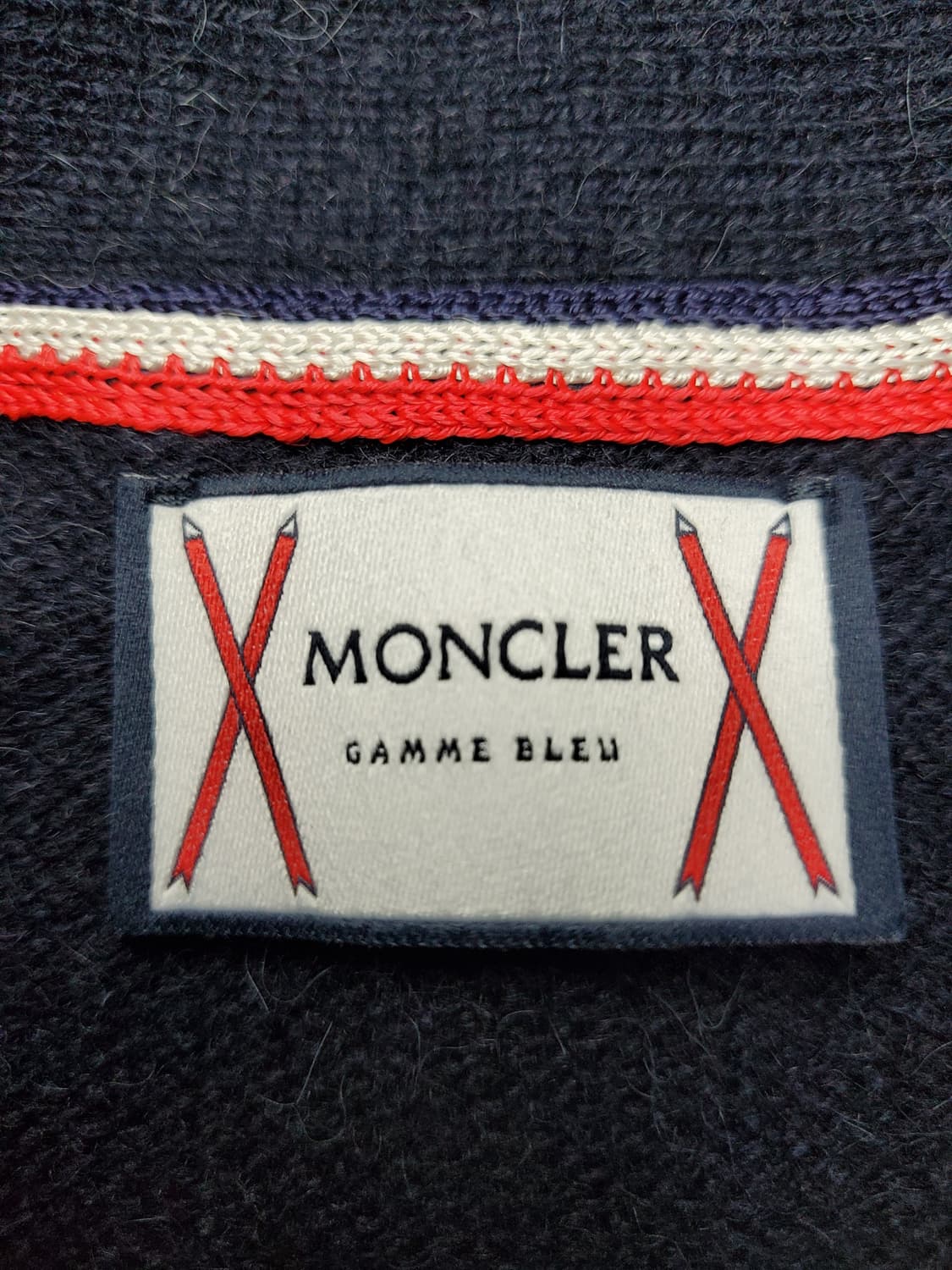 몽클레르 감마블루 금장버튼 가디건 L 상품이미지7