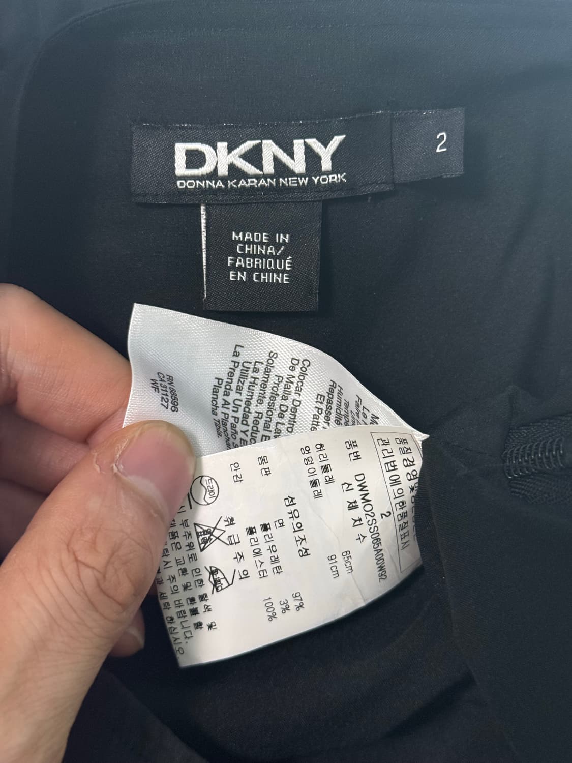 DKNY 도나카란 블랙 플리츠 주름 셔링 캉캉 A라인 러플 테니스 25 상품이미지7