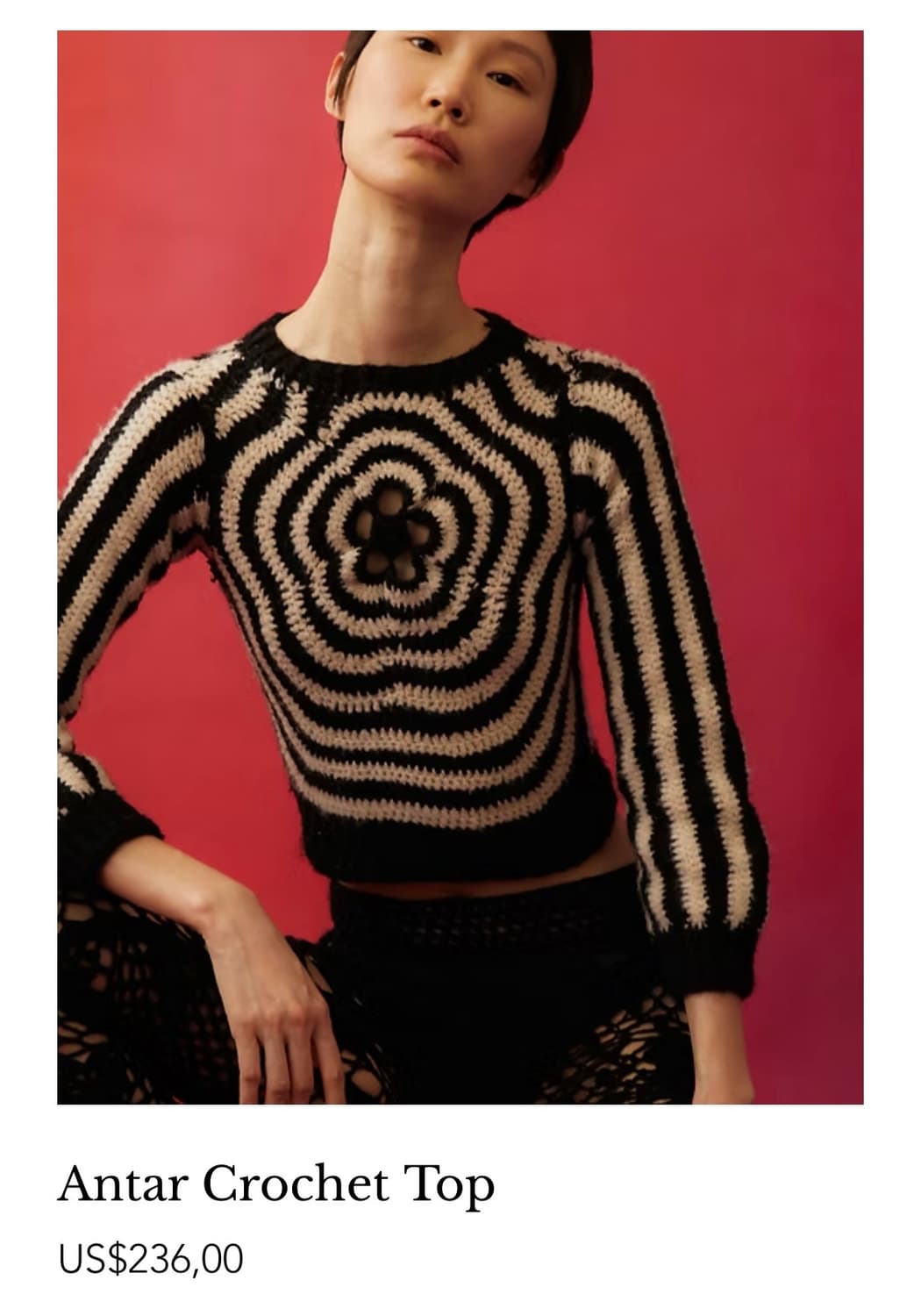 Tach clothing 타치클로딩 Antar crochet top 상품이미지1