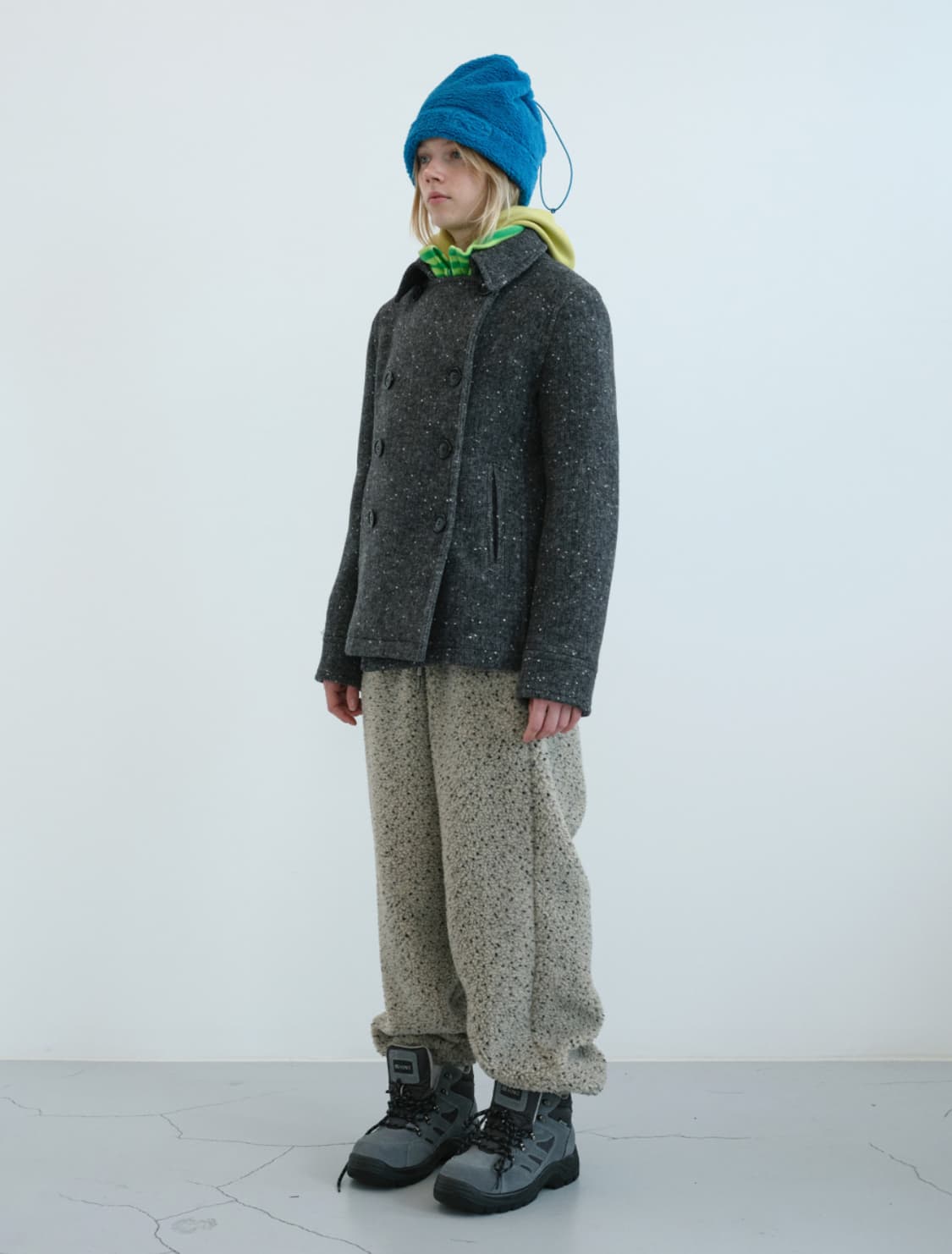 엔조블루스 도티 부클 조거 팬츠 (Oatmeal) 상품이미지1