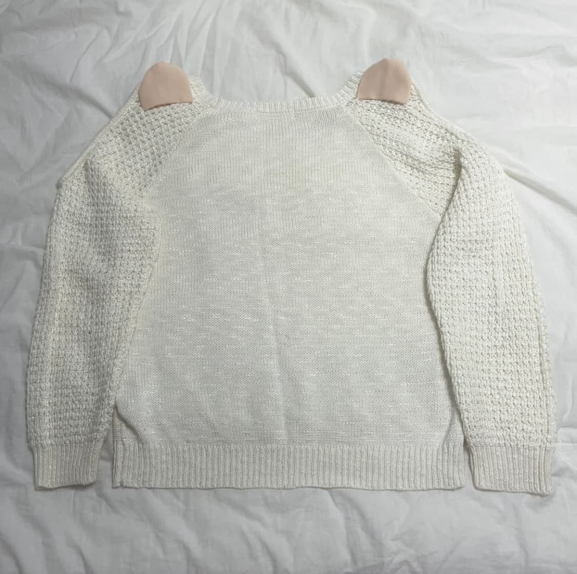 리즈리사 리본 트임 니트 상품이미지2