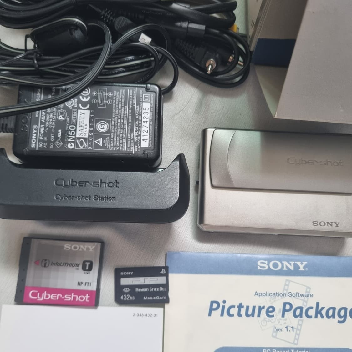 작례ok 일본 완벽작동 소니 사이버샷 DSC-T1 빈티지디카 전용 크래들 상품이미지7
