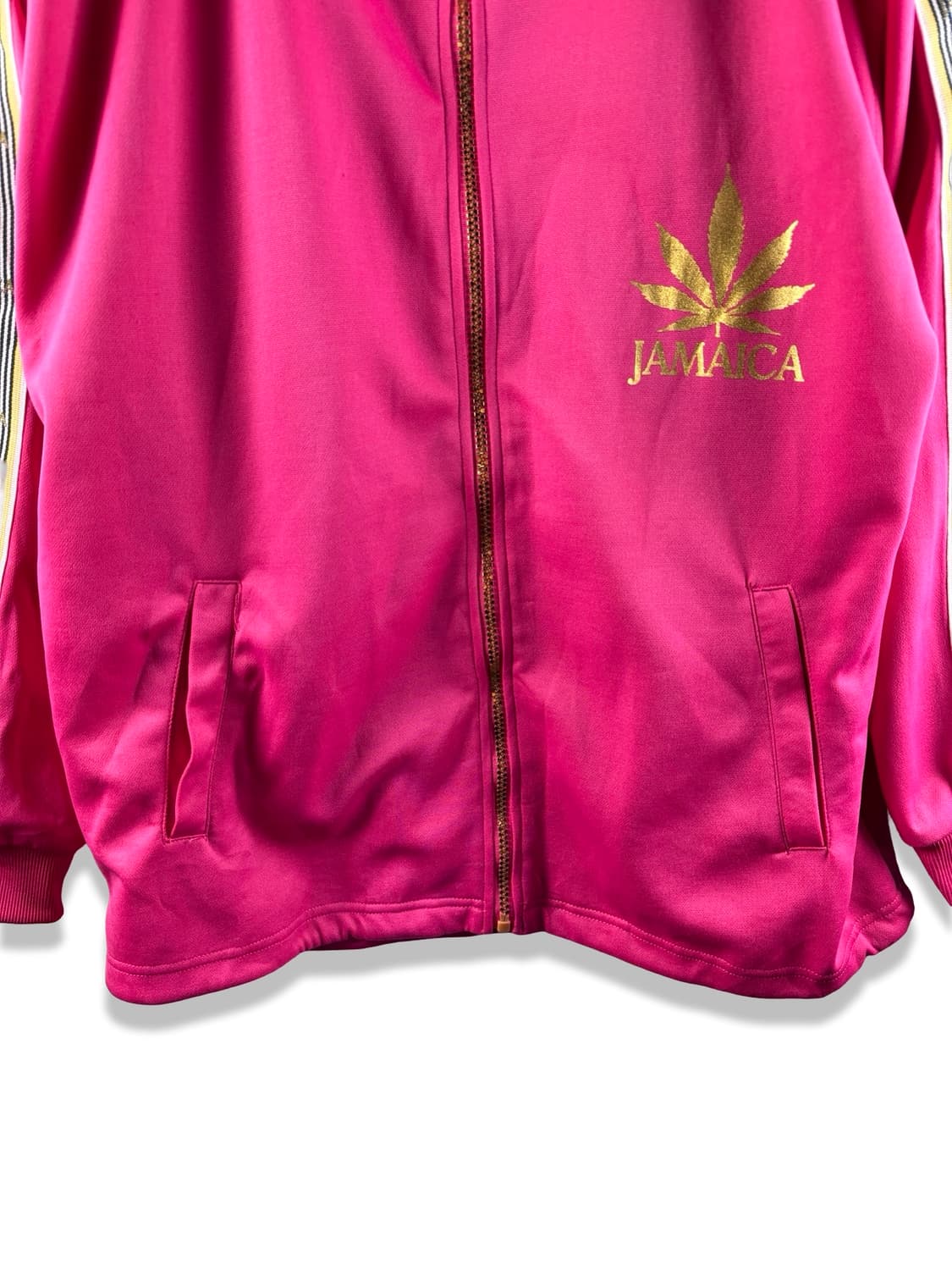 JPN 핑크 골드 Y2K 테이프라인 져지2183 상품이미지4