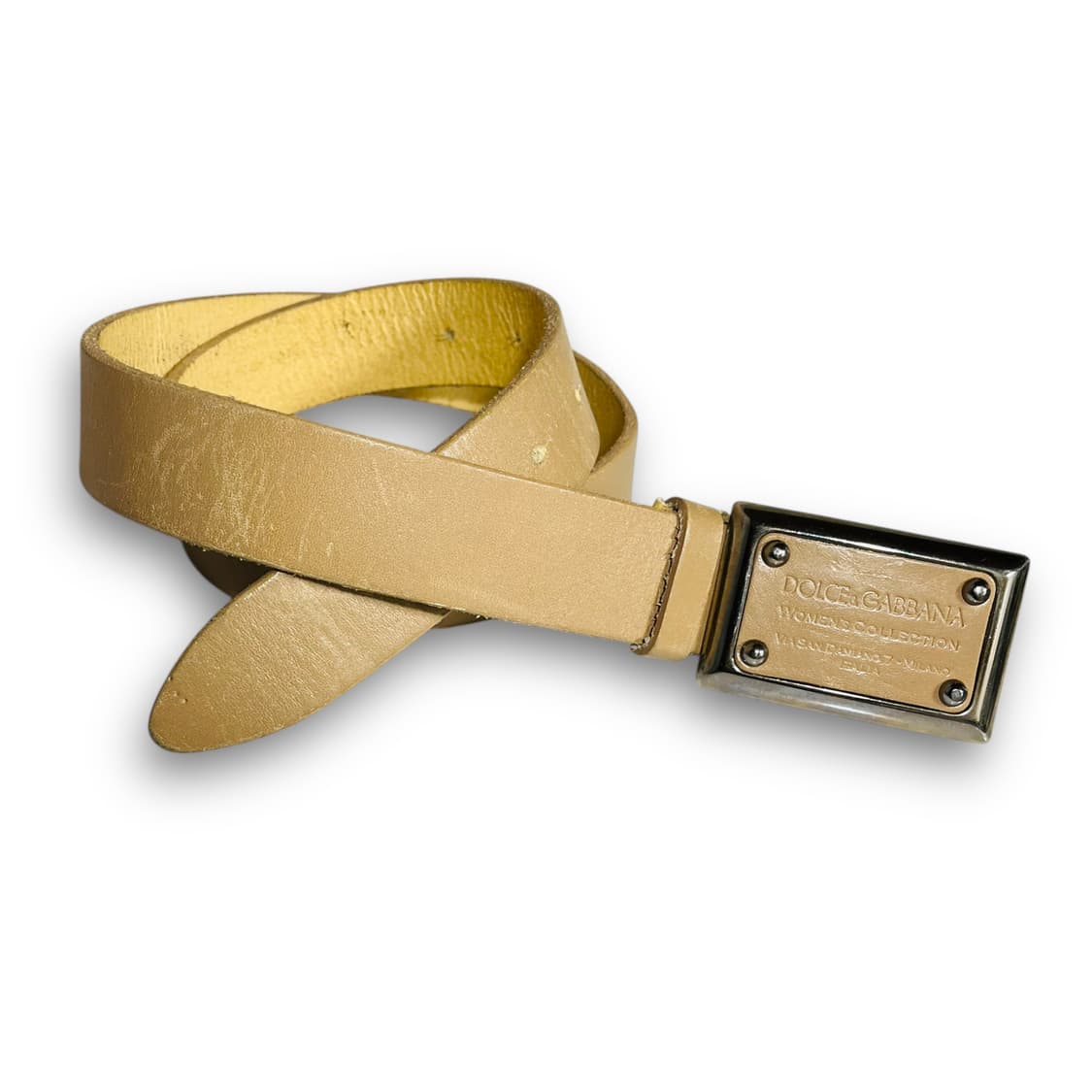 돌체 앤 가바나 우먼 컬렉션 비비크림 가죽 벨트 상품이미지1