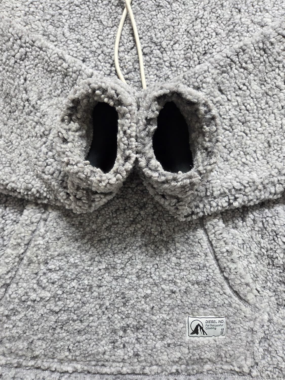 디젤 테디 보아 풀오버 후드 남녀공용 100~105 상품이미지4