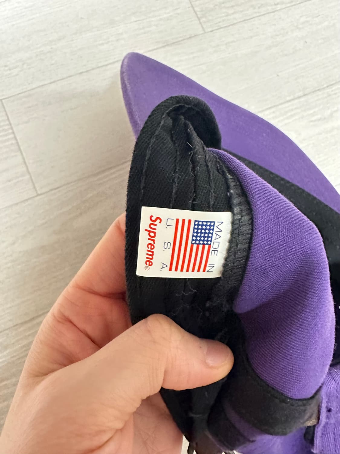 슈프림 24SS 워시드 치노 트윌 캠프캡 퍼플 상품이미지5