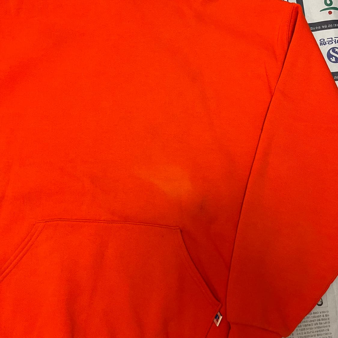 [XL] 90s 빈티지 러셀 후드 오렌지 상품이미지2
