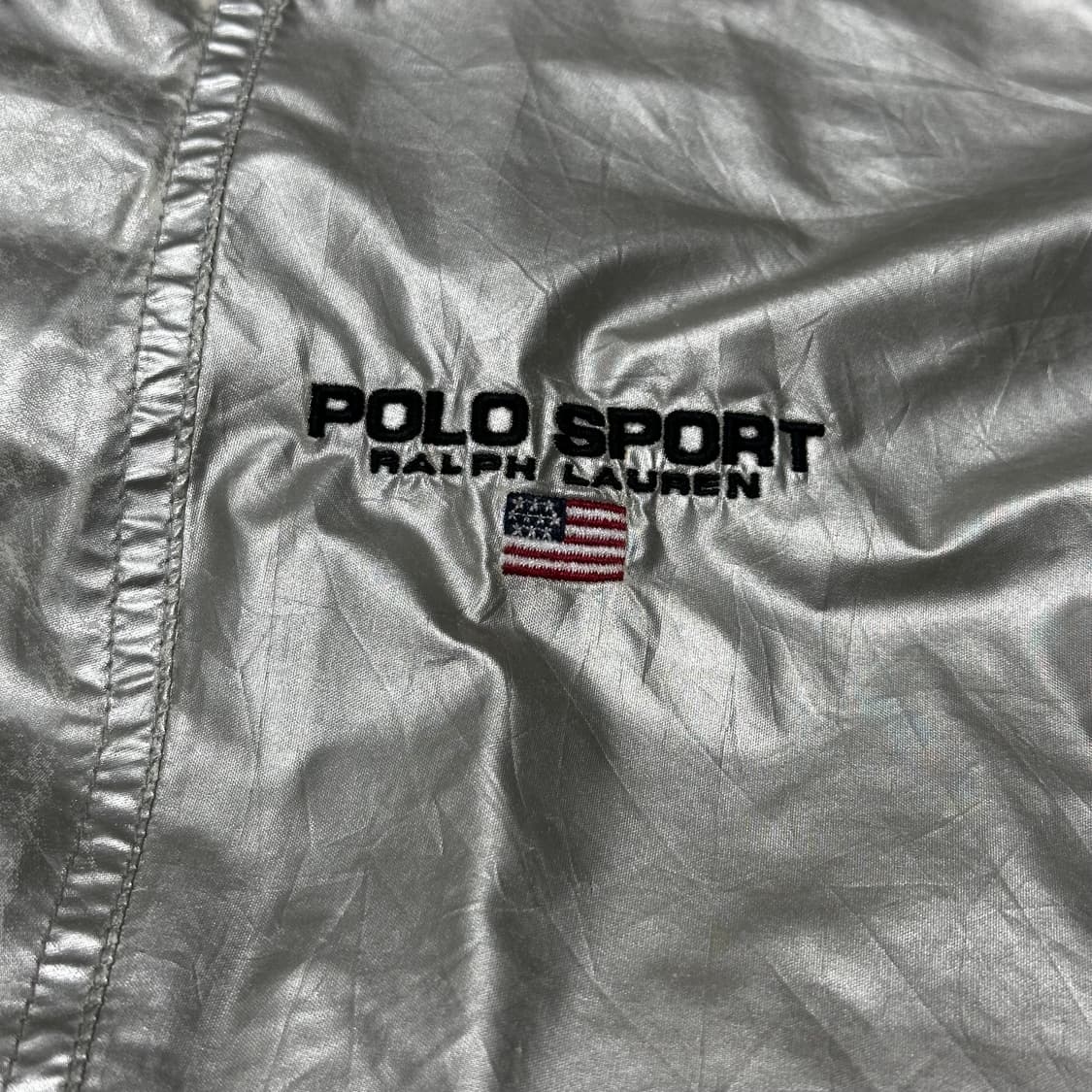 Polo sports 실버 윈드브레이커 상품이미지3