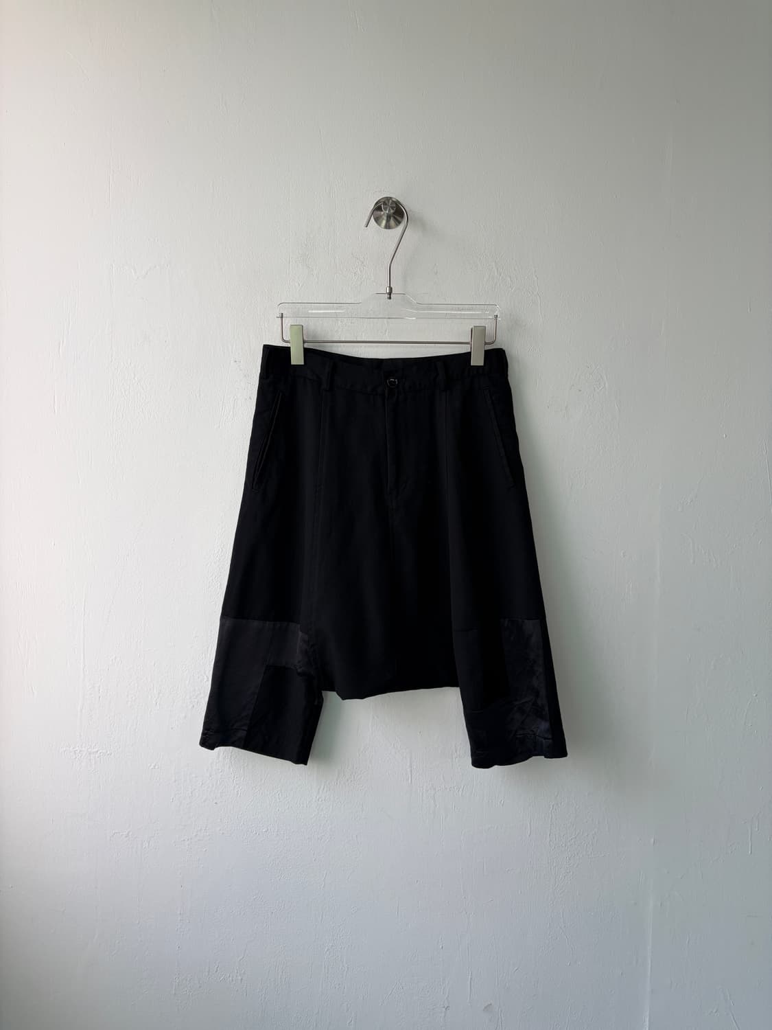 블랙 꼼데가르송 큐프라 사루엘 팬츠 상품이미지1