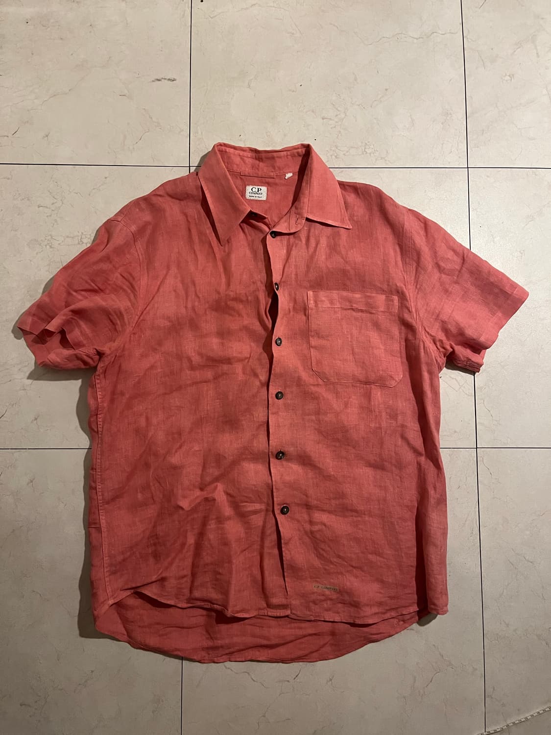 CP컴퍼니 린넨 다이드 셔츠 MADE IN ITALY 상품이미지1