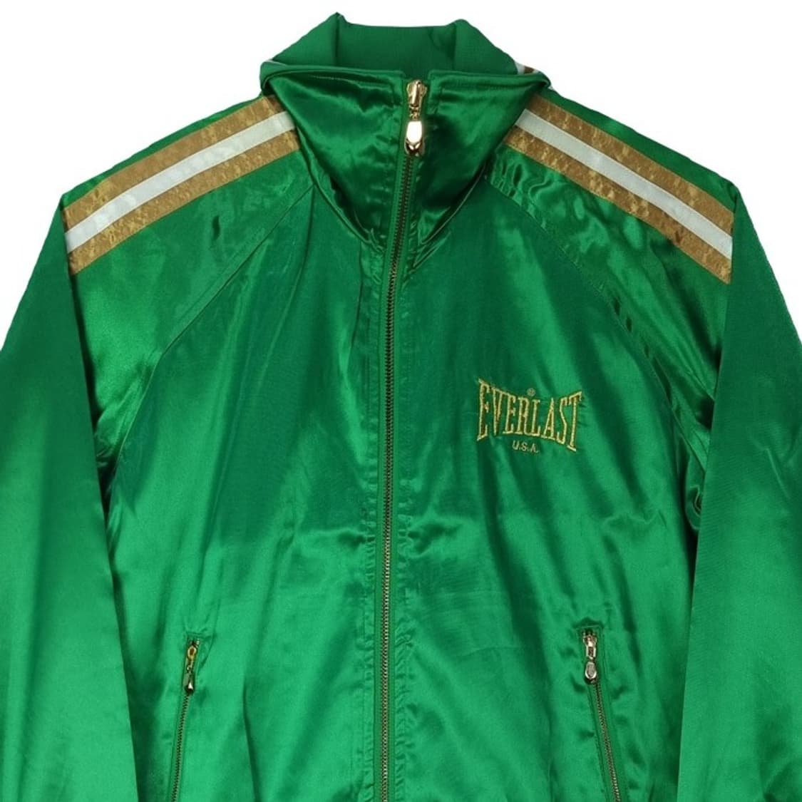 [에버라스트] 폴리쉘 빈티지 유광 집업 져지 트랙탑 자켓 M18098 상품이미지4