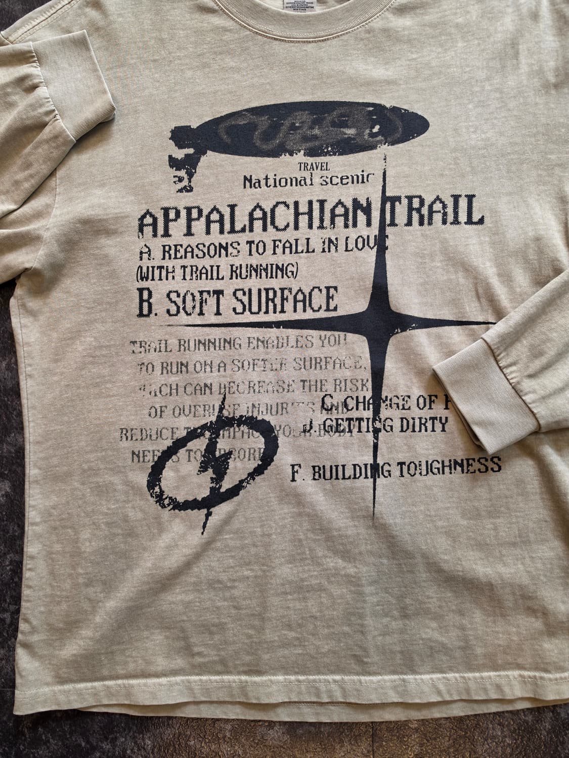 트래블(TRAVEL) 리즌 트레일 피그먼트 롱 슬리브 M 상품이미지2