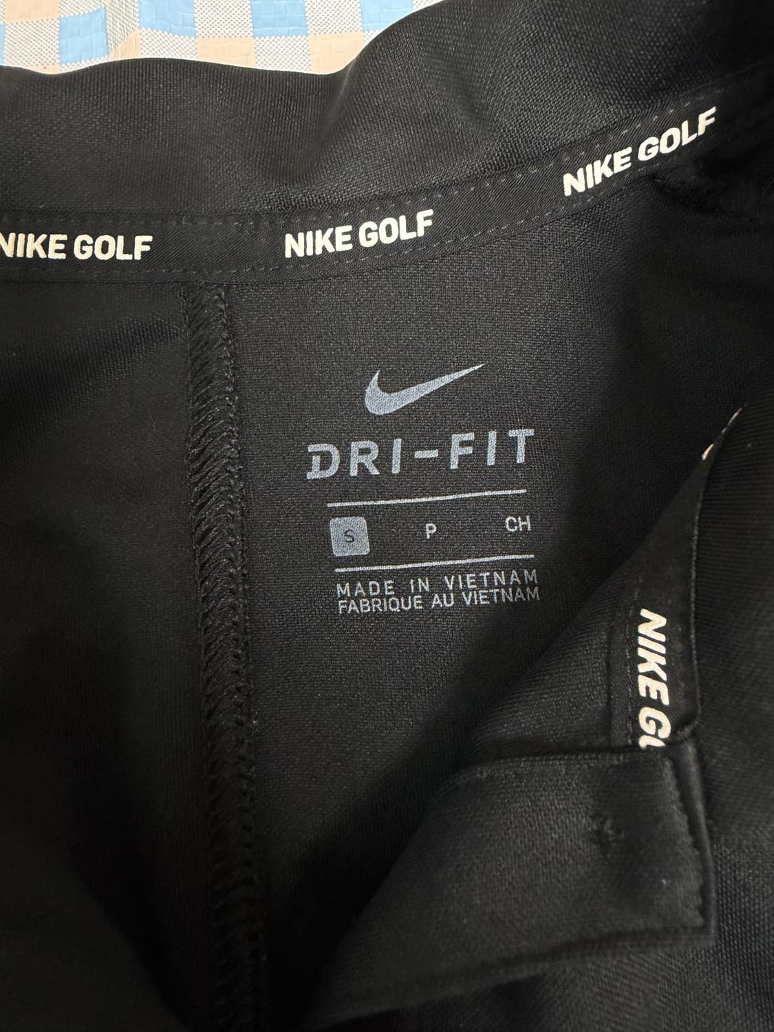 나이키 골프 드라이핏 블랙 반팔 카라티 S 상품이미지4