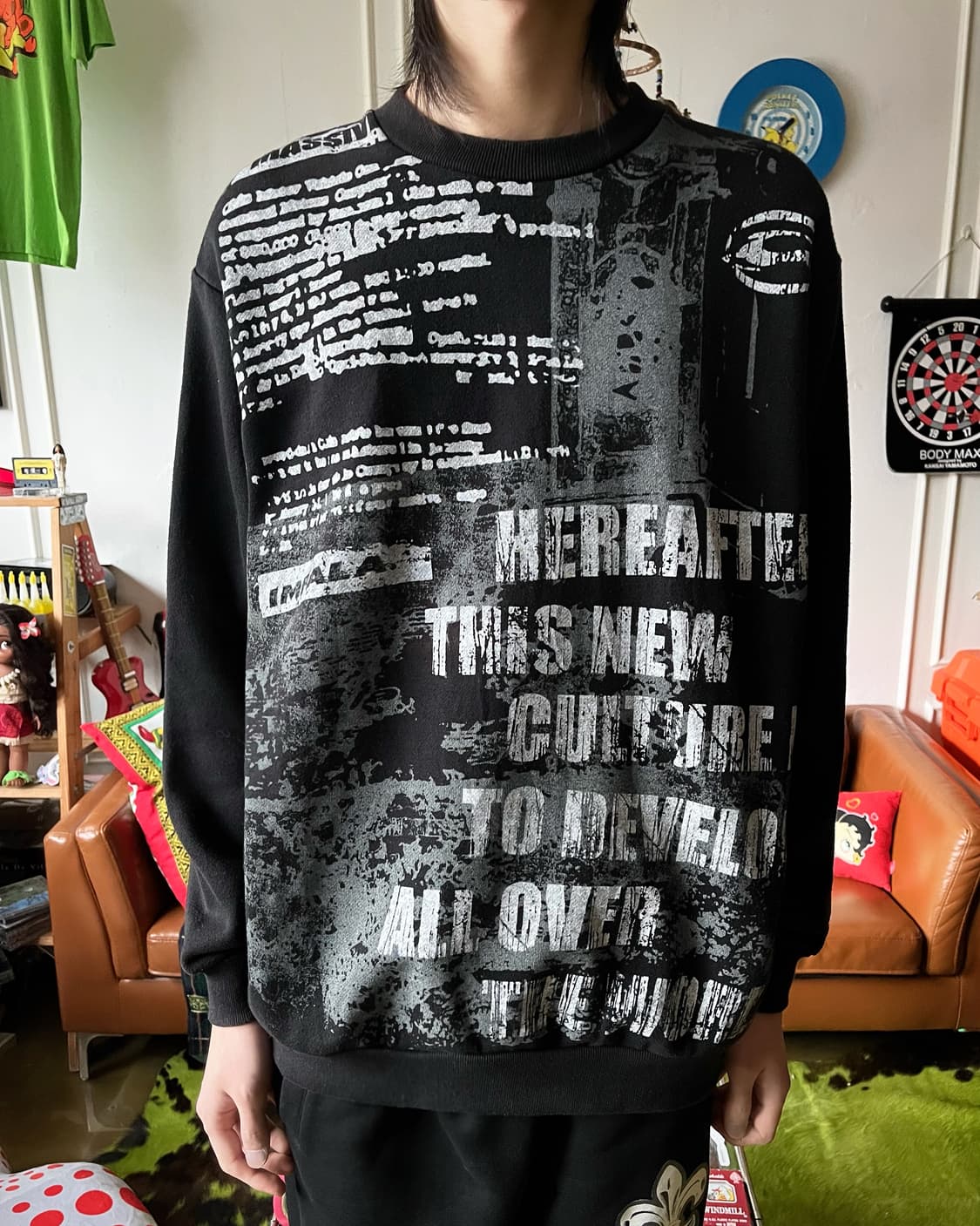 90-00s IMPARA Japan Lettering Sweatshirt 상품이미지2