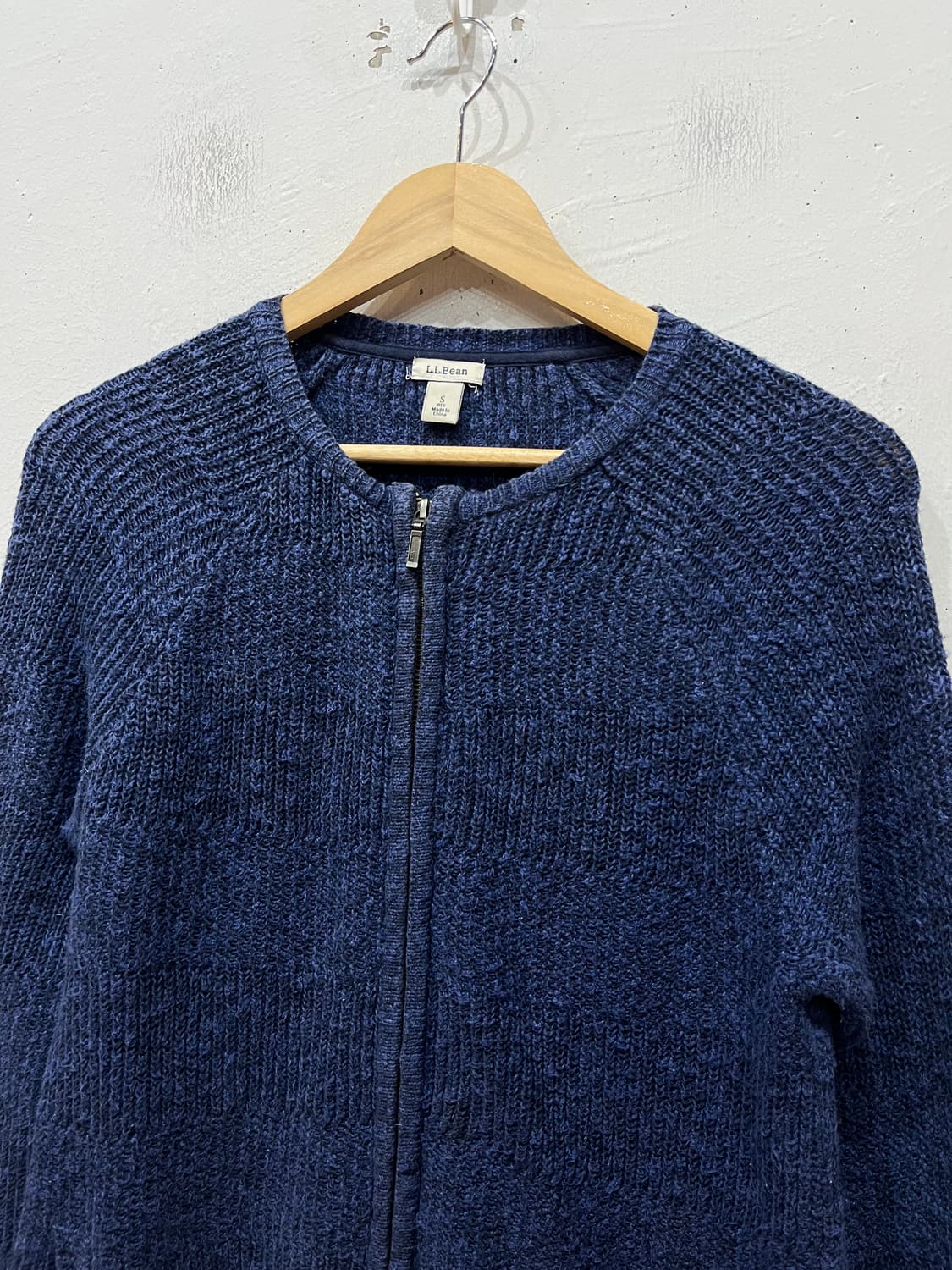 엘엘빈 코튼 니트집업 우먼즈 상품이미지2