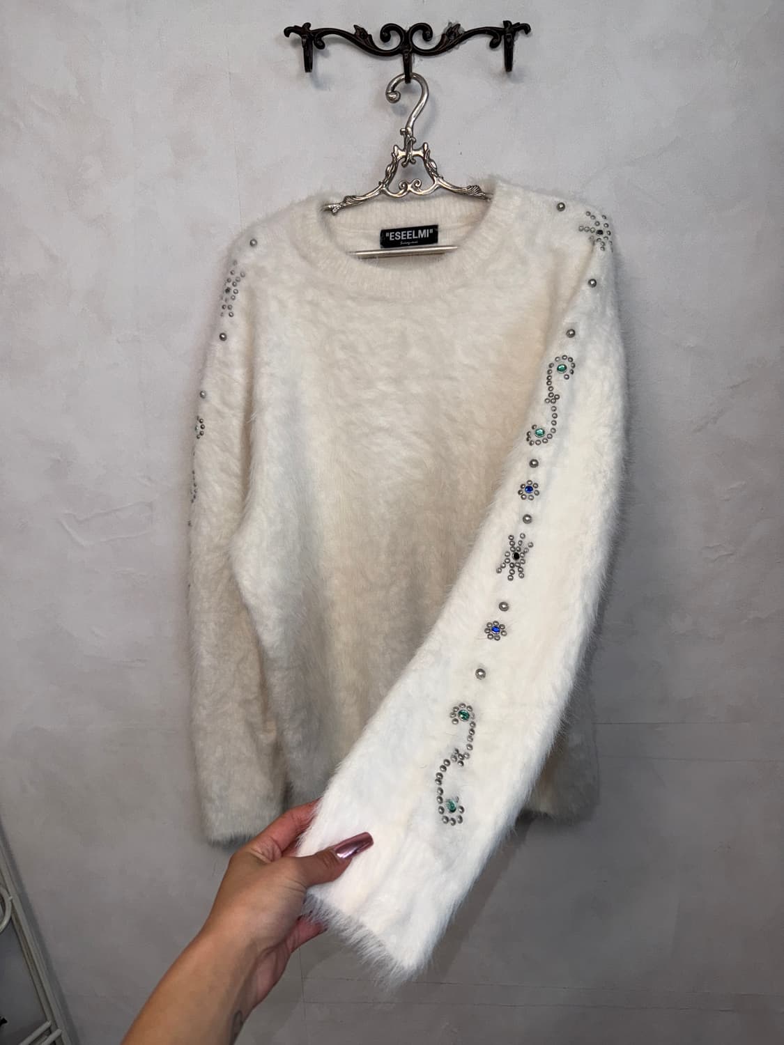 ESEELMI american stud angora knit  상품이미지4