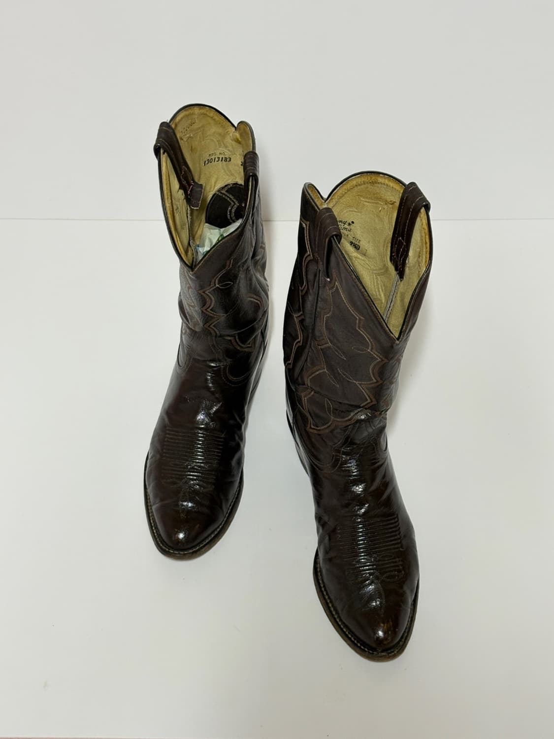 토니 라마 빈티지 웨스턴 카우보이 부츠 Made in USA 상품이미지3